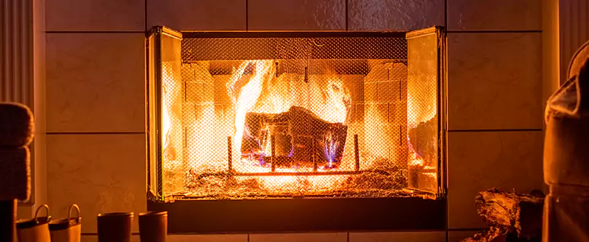 Mendota Hearth Landscape Fireplace Installation in Meadow Woods, Florida
