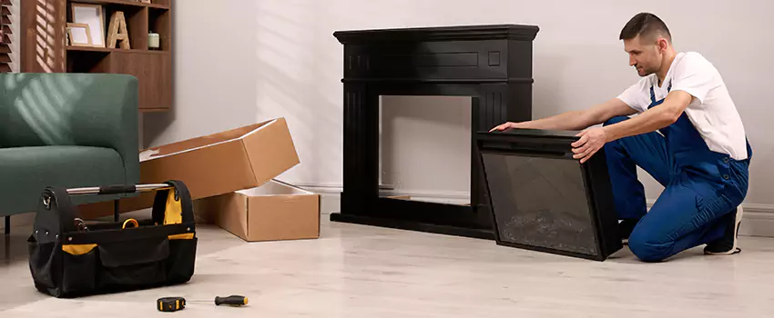 Old Rusted Metal Fireplace Repair And Replacement in Meadow Woods, FL