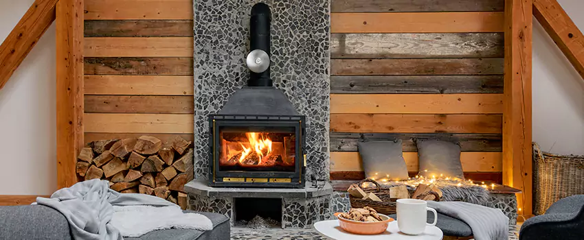 Thelin Hearth Products Direct Vent Gas Stove Fireplace Inspection in Meadow Woods, Florida
