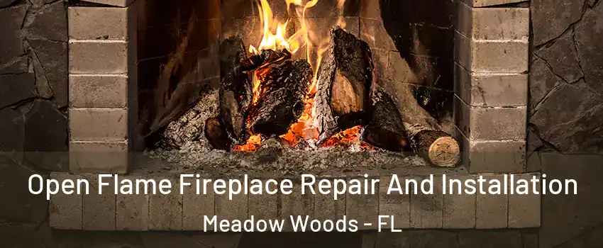  Open Flame Fireplace Repair And Installation Meadow Woods - FL